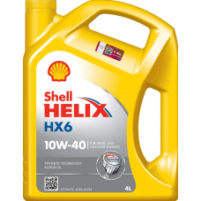 олива Shell 10W-40 Helix HX6 (4л) жовта