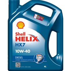 олива Shell 10W-40 Helix Diesel HX7 (4л) синя