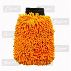 салфетка микрофибра "перчатка" (25х17) оранжевая Elegant