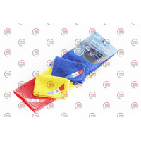 салфетка микрофибра универсальная ассорти 3 шт  (35х35) 12 Atelie