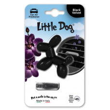 ароматизатор на дефлектор собачка LITTLE Dog "Black Velvet"