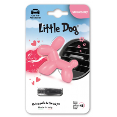 ароматизатор на дефлектор собачка LITTLE Dog "Strawberry"