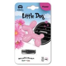 ароматизатор на дефлектор собачка LITTLE Dog "Flower"