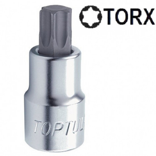 головка - вставка  TORX шестилучевая  1/4"  Т8 х 37 мм