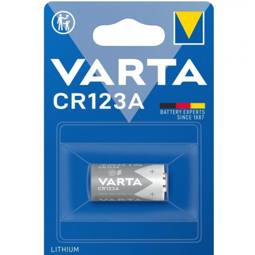 батарейка  "123"   літієва 3.0V  CR123А  блістер Varta