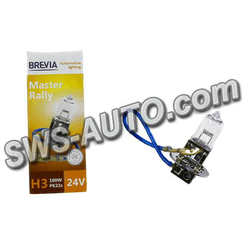 лампа H3 24V100 W  BREVIA Master Rally