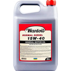 масло WANTOIL 15W-40 NORMAL DIESEL CF-4/SG  (5л)