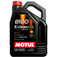 масло Motul 5W-30 8100 X-Clean EFE (5л)