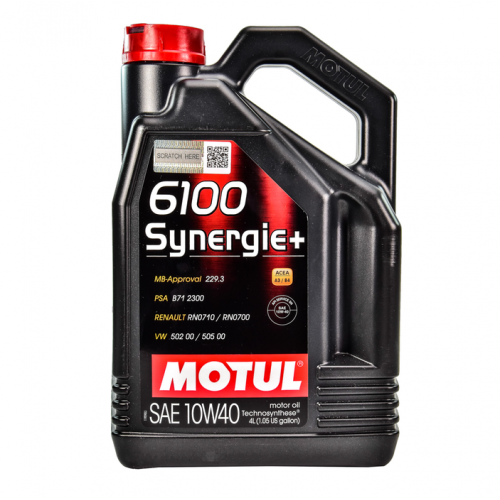 масло Motul 10W-40 6100 Synergie+ (5л)