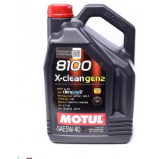 масло Motul 5W-40 8100 X-Clean GEN2 (5л)