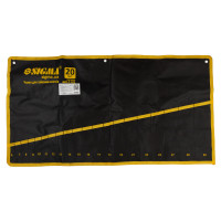 чохол для гайкових ключів 20 кишень 6-19, 21, 22, 24, 27, 30, 32 пласт. замки, двійн. тканина, ремен