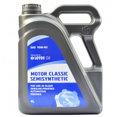 масло Lotos 10W-40 Motor Classic Semisynthetic SG/CE, A3/B4 (4л)
