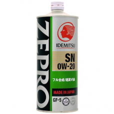 масло Idemitsu 0W-20 Zepro Ecomedalist SN/GF-5 (1л) метал