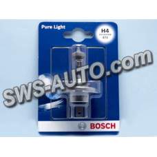 лампа H4 12V 60/55 (43) BOSCH Pure Light блістер