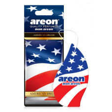 ароматизатор на зеркало сухой AREON Лист Mon  "Американская мечта"