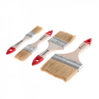 набір пензлів флейцевих 25, 36, 63, 102 мм (4шт) Intertool