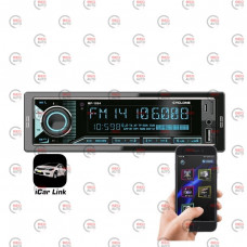 магнітола Cyclone MP-1094 FM/USB+Type C для зарядки/microSD/AUX/MP3/WMA/BT/багатокол./iCar Link