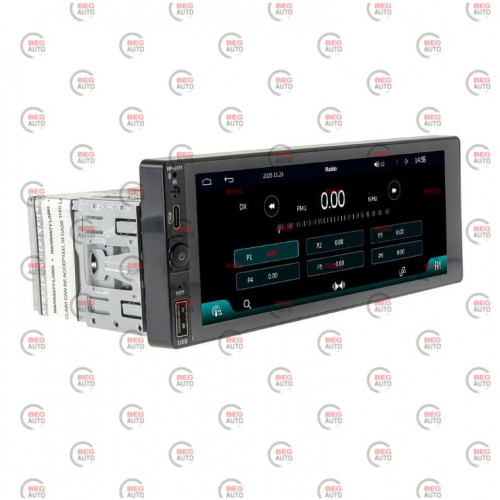 магнітола Cyclone MP-5001 FM/USB+Type C для зарядкиAUX/MP5/WMA/AVI/BT/ екран 6,86"/CarPlay