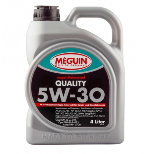 масло Meguin 5W-30 Quality SL/CF (4л)