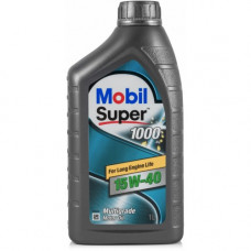 масло Mobil  15W-40 Super 1000 X1 SL/CF, A3/B3 (1л)