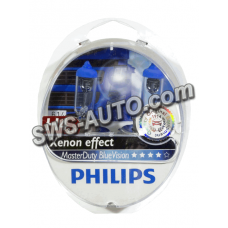 лампа H4 24V 75/70 (43) PHILIPS Master Duty Blue Vision 4000K (2шт)