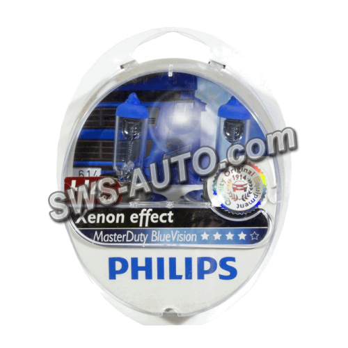 лампа H4 24V 75/70 (43) PHILIPS Blue Vision 4000K (2шт)