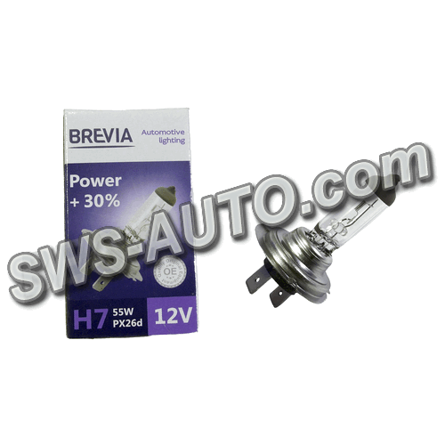 лампа H7 12V 55 W BREVIA Power +30%