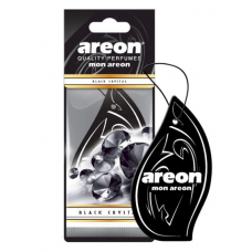 ароматизатор на зеркало сухой AREON Лист "Х Premium"  "Черный кристал"