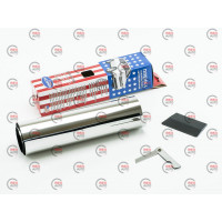 плівка - смуга тонувальна лобова AUTODNEPR 0.2x1.5m  Black/Silver