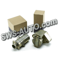 фишка прицепа грузовая метал 12-24В (мама+папа)  ПС-325