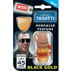 ароматизатор на зеркало жидкий  7мл  TASOTTI Wood Бут.+Корок "Black Gold-Perfume"