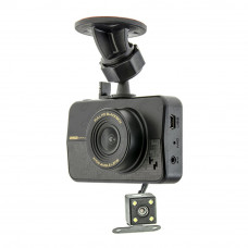 видеорегистратор  HD (1280x720)  Cyclone  диспл. 2,2", 170°, до 32 Гб microSD, с доп камерой