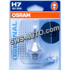 лампа H7 12V 55 W OSRAM  блистер