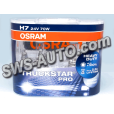 лампа H7 24V 70 W OSRAM Truckstar PRO +100% (2шт)