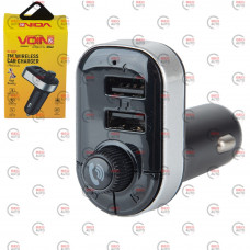 FM модулятор Voin W-3307 USB/MP3/12-24В/USB швидке заряджання 3,1A/Bluetooth 5.0