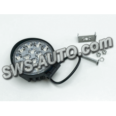 фара додаткова LED  кругла 115х45 (Дм/Ш)/42W дальнє світло 3535