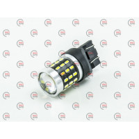 Лампа светодиодная БЦ 12-21+5 WHITE  54 SMD 4014 линза + драйвер 640Lm