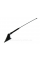 антенна декоративная BL-2915 B с наклоном/450мм/черная/витый наконечник/блистер