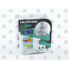 лампа LED H1 12V Nextone L4 6000K 18000L  радіатор з вентилятором+обманка