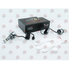 лампа LED H7 12V-24V A80 6000K 40W радіатор + вентилятор+лінза