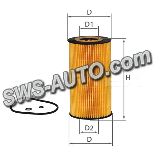 фильтр масл. MB Sprinter I D (95-00), Vito I D (95-00)  (SMARTEX)