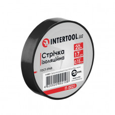 изолента 20м х 17мм х 0,15мм черная Intertool