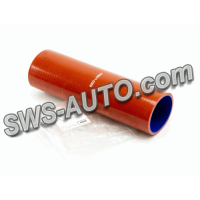 патрубок рад.КАМАЗ  нижній довг. (прямий) RED LORRY силікон