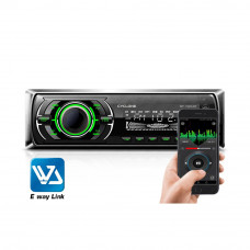 магнитола Cyclone MP-1102G BA FM/USB/microSD/AUX/MP3/WMA/Bluetooth/зеленая подсв./EwayLink