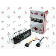 магнітола Fantom FP-317 FM/USB/SD/AUX/MP3/WMA/Bluetooth/червона підсв.