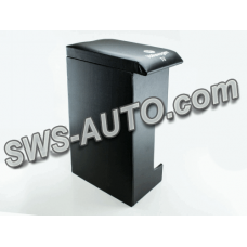 підлокітник VW T5  1+1  чорний  з вишивкою (шкірозамінник)