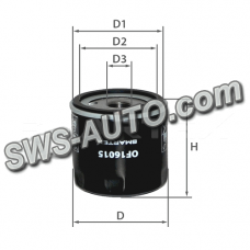 фильтр масл. Ford Focus II-III 1.4-1.6 16v 04->  (SMARTEX)