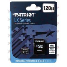 карта памяти microSDHC 128Gb class 10 (adapter SD)  Patriot