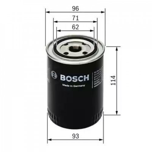 фильтр масл.ГАЗ (406 дв.)  (Bosch)