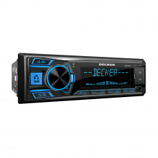 магнітола Decker FM/USB/AUX/MP3/Android/фіксована пан./Bluetooth/багатокол. підсв./процесор